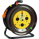 NICHIDO 電工ドラム 三相200Vドラム アース付 極太電線 30m ( ND-E330F-20A ) 日動工業(株)