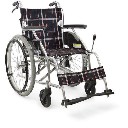 カワムラ 【非課税】 アルミ標準型自走用車いすKV22 ( KV22-40SB ) (株)カワムラサイクル 【メーカー取..