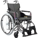 カワムラ 【非課税】 アルミ製標準型自走用車いすKMD-A22-40-Mチャコールグレー ( KMDA2240MNO82 ) (株)カワムラサイクル 【メーカー...