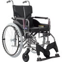 カワムラ 【非課税】 アルミ製標準型自走用車いすKMD-A22-40S-Mエコブラック ( KMDA2240SMNO88 ) (株)カワムラサイクル 【メーカー取寄】