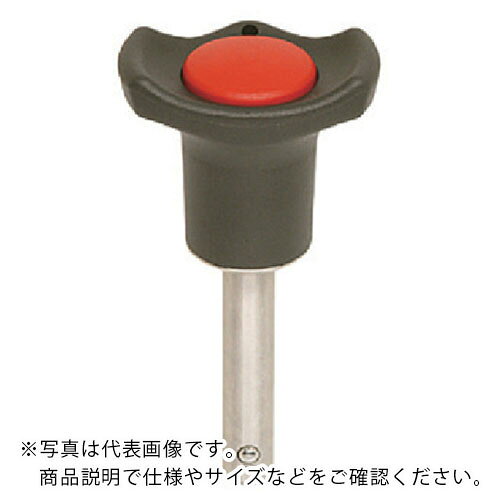 kipp ( イマオコーポレーション ) ボールロックピン(樹脂グリップタイプ) ( BLP05015-SUS ) 【メーカー取寄】