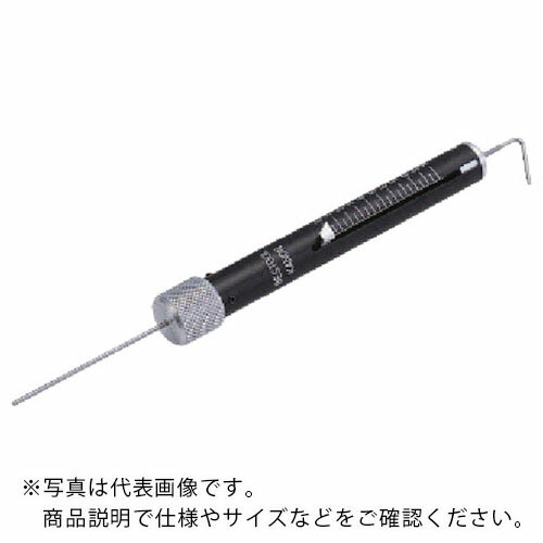 特長：スプリングの力を応用した、精密な測定ができるテンションゲージです。目盛は彫刻目盛りですので読み取りやすく、鮮明です。置針式ですので、最大ポイントが分かります。用途：押力・引力・板ばねなどの測定に。仕様：測定範囲(cN)：0〜20000...