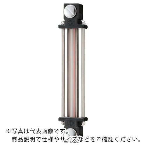協和 耐熱・耐薬品用ガラスパイプ式オイルゲージ ( KLPD-100G-M10 )