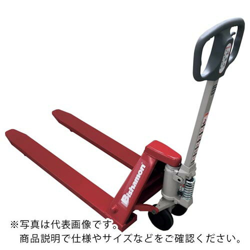 Bishamon ハンドパレットトラック 極低床式 均等荷重1000kg フォーク長さ1070×間隔379mm ( BM10C-L40 )..