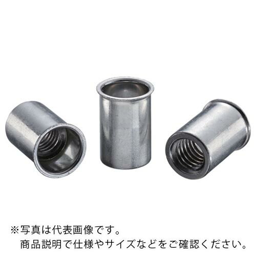 エビ ブラインドナット“エビナット”(薄頭・スティール製) 板厚4.0 M10×1.5(500個入) ( NSK10M ) (株)ロブテックス