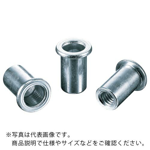 【SALE価格】エビ ブラインドナット“エビナット”(平頭・スティール製) 板厚3.5 M4×0.7(1000個入) ( NSD435M ) (株)ロブテックス