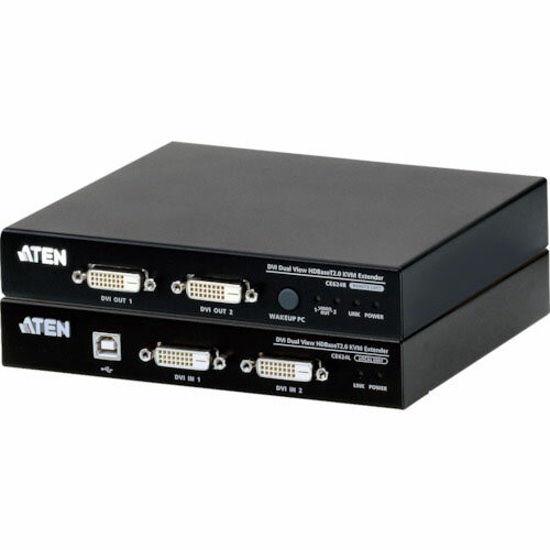 ATEN ( ATEN ) KVMエクステンダー USB/DVI/デュアルディスプレイ HDBaseT 2.0(1080p@100m) ( CE624 ) ATENジャパン(株) 【メーカー取寄】