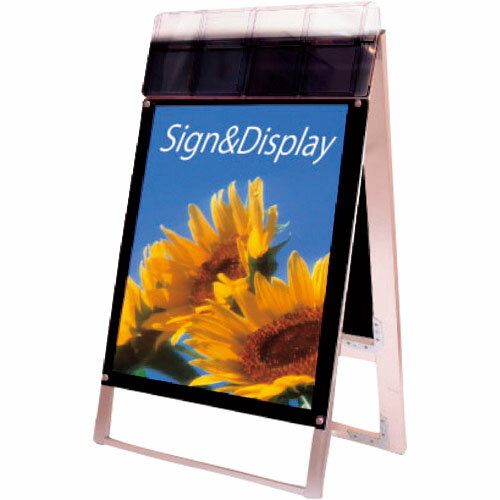 TOKISEI ポスター用スタンド看板 パンフレットケース付 B2両面ブラック(屋外用) ( PSSKPB2RBG ) 常磐精..