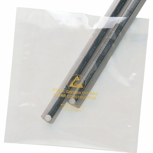 DESCO ESDバッグ、STATFREE、透明、102 mm x 152 mm、入数100 ( 1