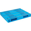 NPC プラスチックパレットAZTR-1210-1FFWE 両面二方差し ブル- ( AZTR-1210-1FFWE-BL ) 日本プラパレット(株) 【メーカー取寄】
