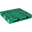 NPC プラスチックパレットFA-1111(PP材) 片面四方差し モスグリ-ン ( FA-1111-PP-MG ) 日本プラパレット(株) 【メーカー取寄】