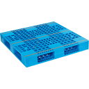 NPC プラスチックパレットAZFR-1111E 両面四方差し ブル- ( AZFR-1111E-BL ) 日本プラパレット(株) 【メーカー取寄】