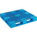 NPC プラスチックパレットAZFD-1111E 片面四方差し ブル- ( AZFD-1111E-BL ) 日本プラパレット(株) 【メーカー取寄】