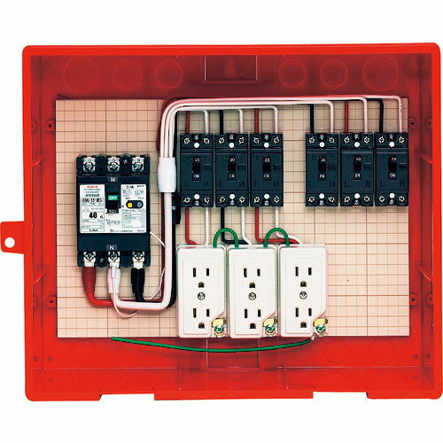 楽天Orange Tool Tokiwa未来　屋外電力用仮設ボックス（赤色）　 RB-14AO4 （ RB14AO4 ） 未来工業（株）