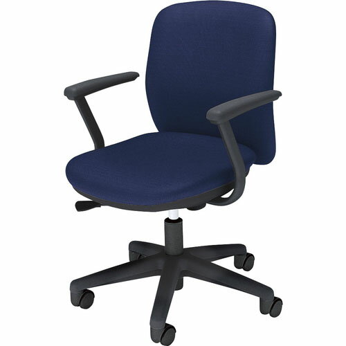 ウチダ エニーザ/AF2-110B L型肘 PA ダークブルー ( 5-301-2605 ) (株)内田洋行 【メーカー取寄】