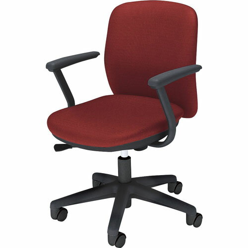 ウチダ エニーザ/AF2-110B L型肘 PA ワインレッド ( 5-301-2609 ) (株)内田洋行 【メーカー取寄】