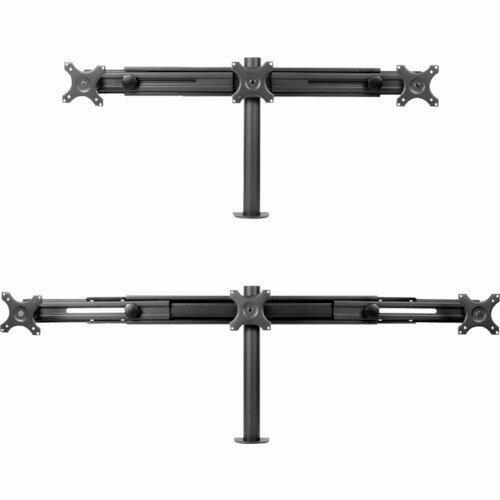 サンコー フレキシブル3面モニターアーム ( MARMGUS2030B ) サンコー(株) 【メーカー取寄】