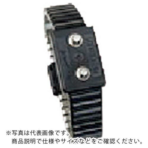 DESCO Wristband, JEWEL, Stretchable Metal Band, Medium Size, 2-Wire System, Black, 4mm (19842) [Manufacturer Order]