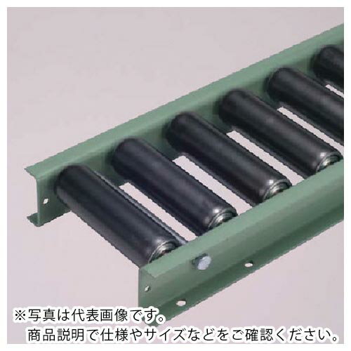 タイヨー G6032型スチールローラコンベヤ W100XP100X1000L ( G6032-100-100-1000 ) 太陽工業(株) 【メーカー取寄】(4)