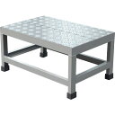 【SALE価格】TRUSCO アルミ製溶接一体構造型作業台 縞板タイプ 一段(完成品) W600×D400×H300 ( WTDBC-6430 ) トラスコ中山...