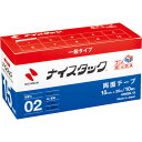 ニチバン 両面テープ ナイスタック 15mmX20m(10巻入) ( NWBB-15 ) ニチバン(株)