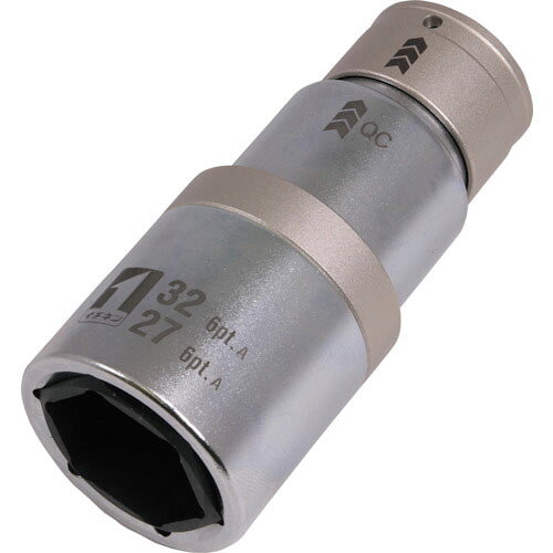 樂天商城 - MUSTTOOL ( イチネンアクセス ) QCソケット ダブル 27/32mm 6角 IM-4W2732I-6K ( 19846 )