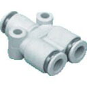 CKD チューブ継手 ニュージョイントステンレスタイプ(Y形チーズ) 適合チューブ外径12mm/12mm ( ZW-Y1212-0-P4 ) CKD(株)