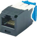 PANDUIT カテゴリ6A モジュラージャック 黒 ( CJ6X88TGBL ) パンドウイットコーポレーション