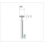 ナカニシ　電着ダイヤモンドバー　刃径6mm ( 11544 ) （株）ナカニシ