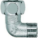 KAKUDAI 水道配管用継手 ナットつきフレキ用エルボ20 呼び径B:G3/4 呼び径C:G3/4 ( 6461-20 ) (株)カクダイ