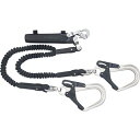 【SALE価格】タジマ ハーネス用ランヤード ジャバラダブルL8 ( A1JR150-WL8BK ) (株)TJMデザイン