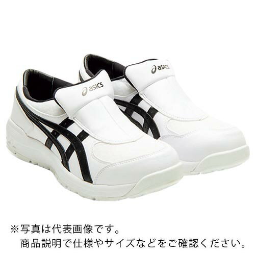 ASICS ウィンジョブCP211 SLIPーОN ホワイト×ブラック 23.0CM ( 1273A031.100-23.0 ) アシックスジャパン(株)