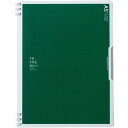 【SALE価格】KING JIM ダブルリングノート テフレーヌ フラップ A5変形 緑 ( 9804TE-G ) (株)キングジム