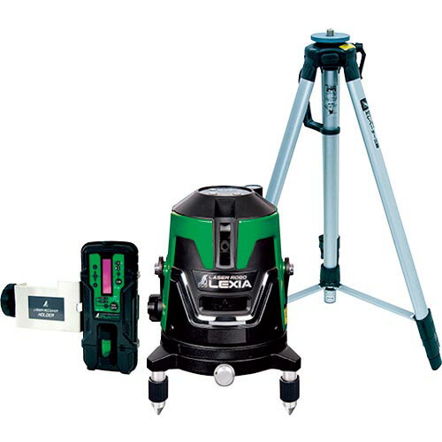 シンワ レーザーロボ LEXIA 31 グリーン 受光器・三脚セット ( 70853 ) シンワ測定(株)