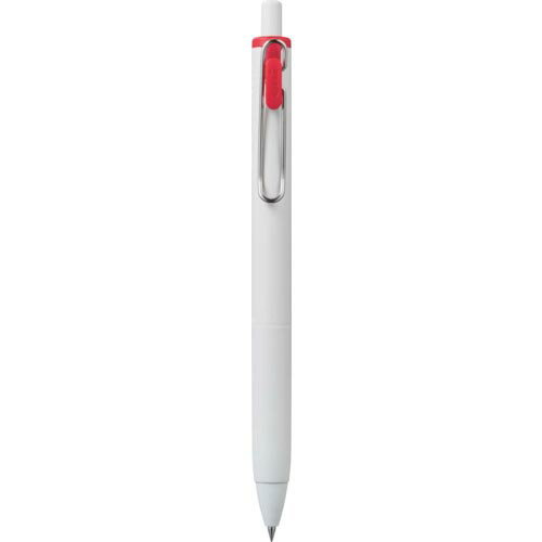 uni ゲルインクボールペン ユニボール ワン 0.38mm UMN-S-38 軸色:オフホワイト インク色:赤 ( UMNS38.15 ) 三菱鉛筆(株)