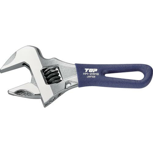 Wrenches - TOP ( トップ工業 ) ショートワークワイド(ガタ無しモンキレンチ) ( HM-25MSNB )