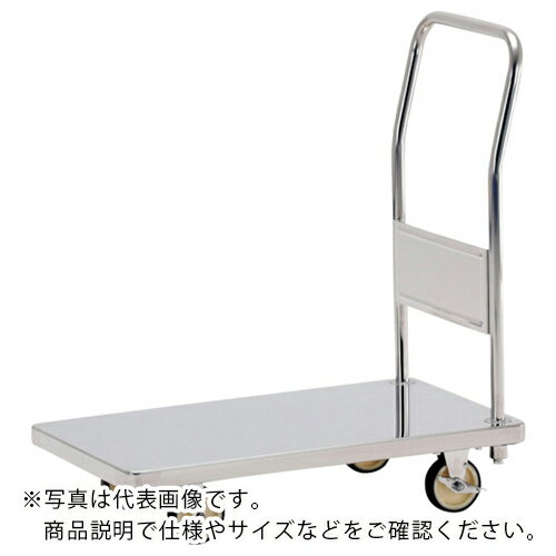 テックサス 軽荷重用台車(コンパクト台車) 600X450 SUSφ100ウレタン車 ( CL-R6045ST ) (株)テックサス