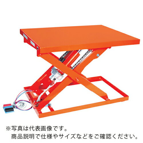 TRUSCO　テーブルリフト　250kg　電動Bねじ式　DC24Vバッテリー専用　800×1050 HDL-L25810V-D2 ( HDLL25810VD2 ) トラスコ中山（株）