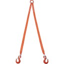 TRUSCO 2本吊ベルトスリングセット 50mm幅X2m 吊り角度60°時荷重2.58t(最大使用荷重3t) ( G50-2P20 ) トラスコ中山(株)