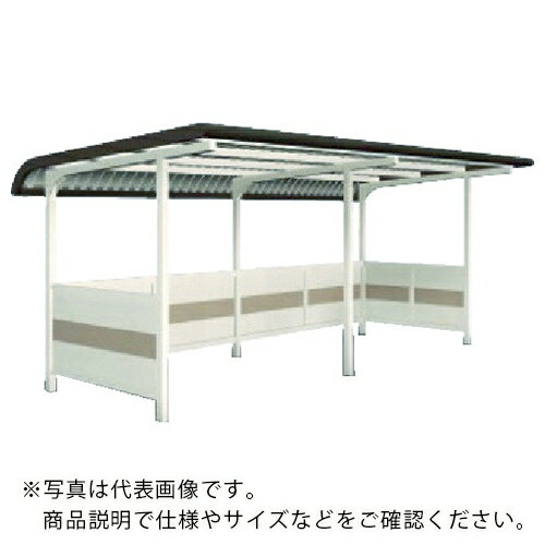 ヨドコウ ヨド自転車置場 YOKR-280-5 001 基本棟 ( YOKR-280-5-1X1 ) (株)淀川製鋼所 【メーカー取寄】