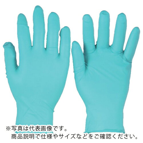 Ansell ( アンセル・ヘルスケア ) 耐薬品ニトリルゴム使い捨て手袋 タッチエヌタフ 粉付 92500 XLサイズ 100枚 ( 92-500-10 )