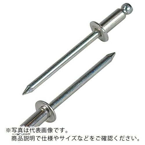 エビ ブラインドリベット(ステンレス/スティール製) 5-2(1000本入) 箱入 ( NSS52 ) (株)ロブテックス