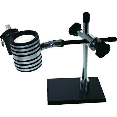 リーフ LEDライト付スタンドルーペ 16x ( STA-16S/LED ) (株)京葉光器