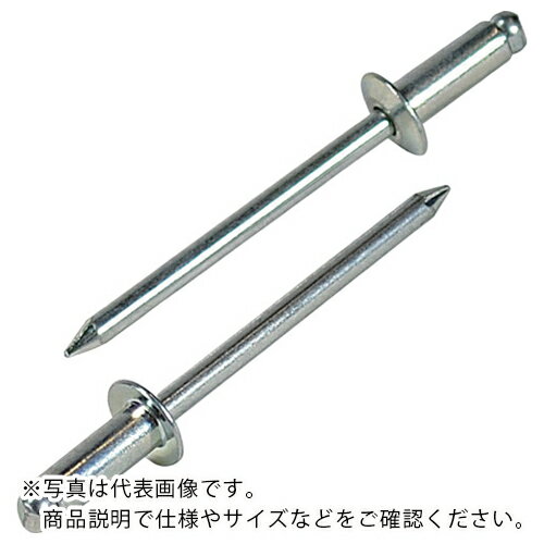 【SALE価格】エビ ブラインドリベット(スティール/スティール製) 6-6(150本入) エコBOX ( NS6-6EB ) (株)ロブテックス