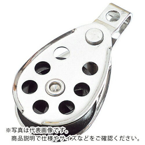 水本 滑車 プーリーブロック 車径35mm 車溝幅9.5mm ( A-1426 ) (株)水本機械製作所 【メーカー取寄】