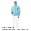 TRUSCO 不織布使い捨て保護服フード付ジャンバー LLサイズ ブルー ( TPC-F-LL-B ) トラスコ中山(株)
