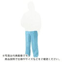 TRUSCO 不織布使い捨て保護服ズボン Mサイズ ブルー ( TPC-Z-M-B ) トラスコ中山(株)