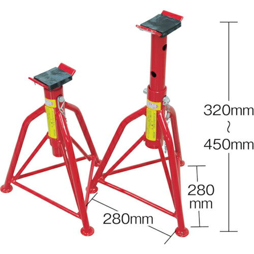 【SALE価格】アストロプロダクツ　2TON　リジットラック　2脚セット 2.0070000043e+012 ( 2007000004296 ) （株）ワールドツール