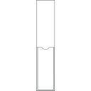 【SALE価格】緑十字 責任者氏名標識 白無地タイプ 名120 150×30mm 名札差込式 エンビ ( 046120 ) (株)日本緑十字社