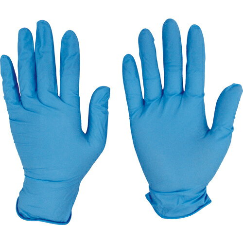 【SALE価格】テイジン ニトリル手袋 粉付 青 M (100枚入) ( NBR-P10BM ) 帝人フロンティア(株)